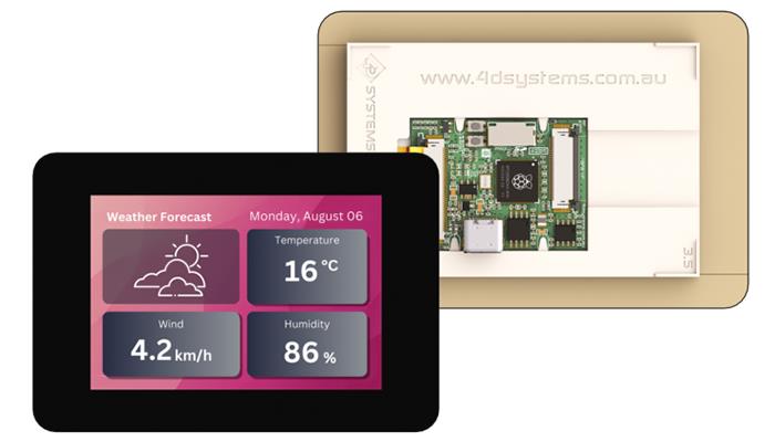 4D Systems gen4-RP2350-35CT-CLB TFT LCD Display Touch Screen, 3.5 in, 320 x 480 pixel