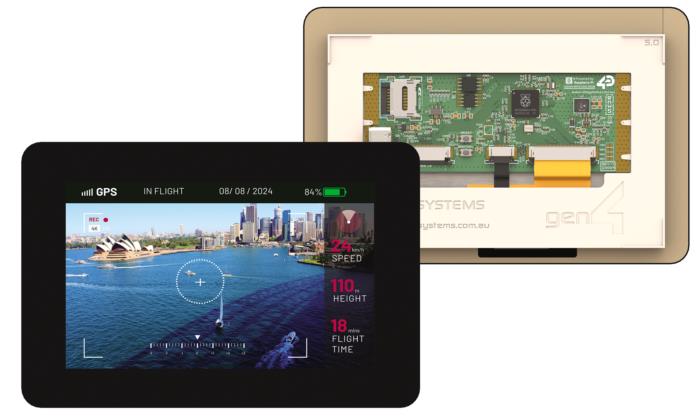 4D Systems gen4-RP2350-50CT-CLB TFT LCD Display Touch Screen, 3.5 in, 800 x 480 pixel