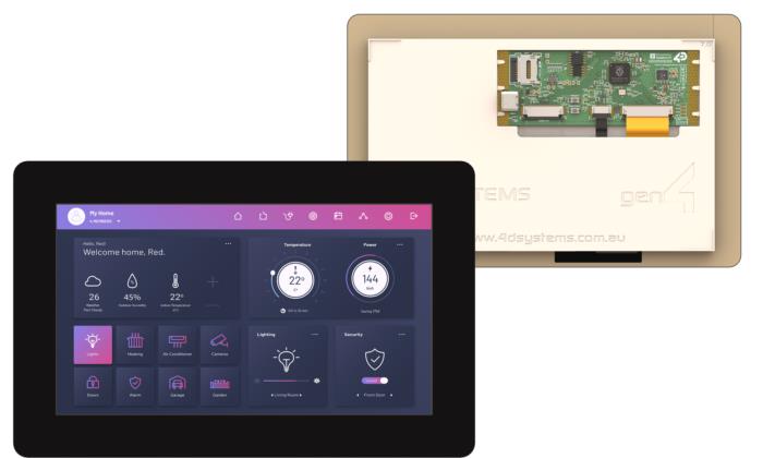 4D Systems gen4-RP2350-70CT-CLB TFT LCD Display Touch Screen, 3.5 in, 800 x 480 pixel