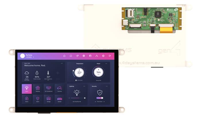 4D Systems gen4-RP2350-70CT TFT LCD Display Touch Screen, 3.5 in, 800 x 480 pixel