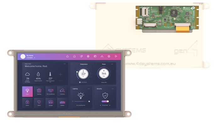 4D Systems gen4-RP2350-70T TFT LCD Display Touch Screen, 3.5 in, 800 x 480 pixel