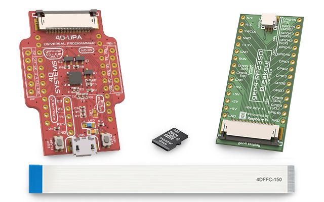 4D Systems gen4-RP2350-SK Gen4-RP2350 Starter Kit Starter Kit for Display Development Tools