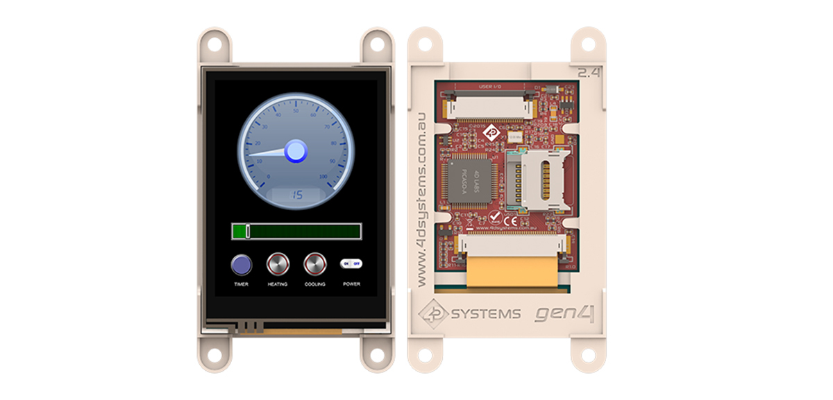 gen4-ulcd-24pt-pi 4D Systems Gen4 Diablo16 with 60.96 mm Resistive Touch Screen
