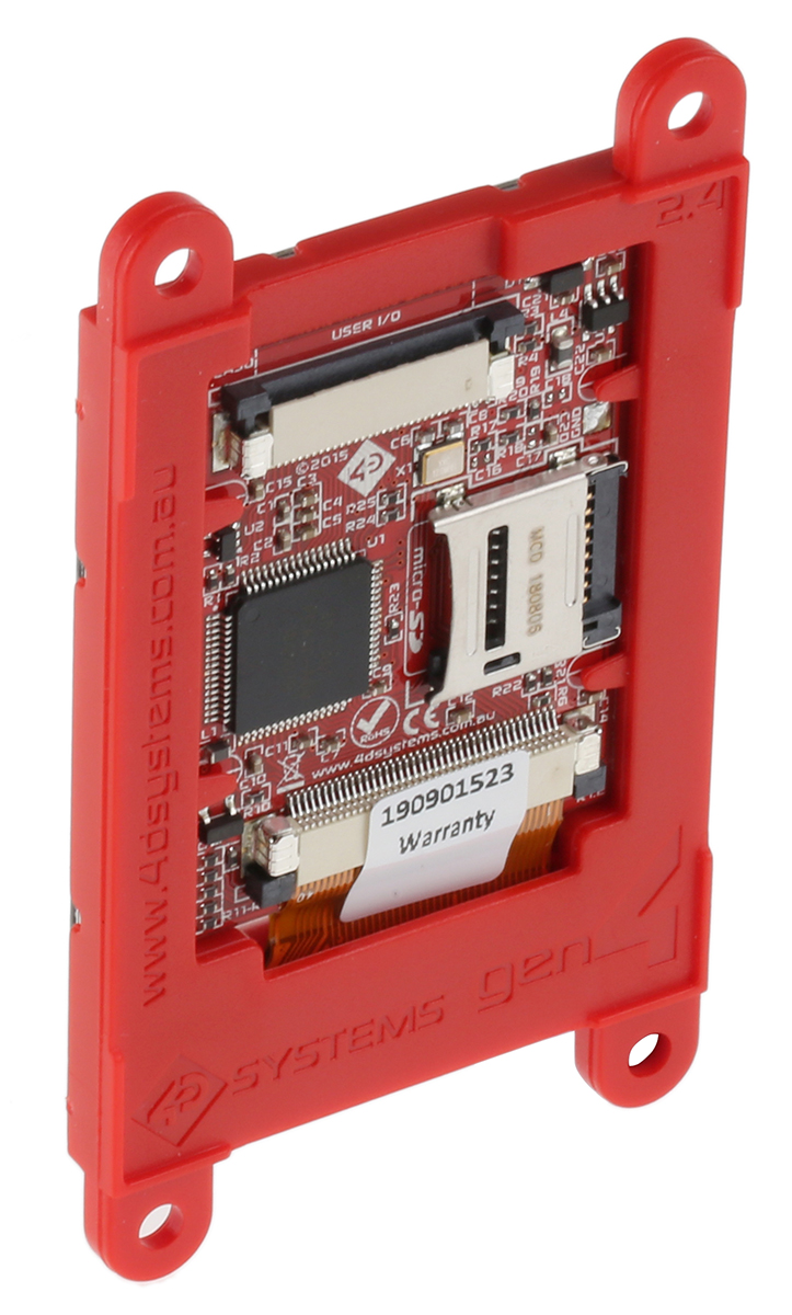 gen4-ulcd-24pt 4D Systems gen4-uLCD-24PT LCD Display Module Touch Screen, 60.96 mm, 240 x 320 pixel