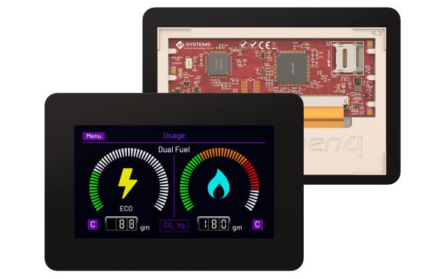 4D Systems gen4-uLCD-43D-CLB LCD Colour Display Touch Screen, 4.3 in, 480 x 272 pixel