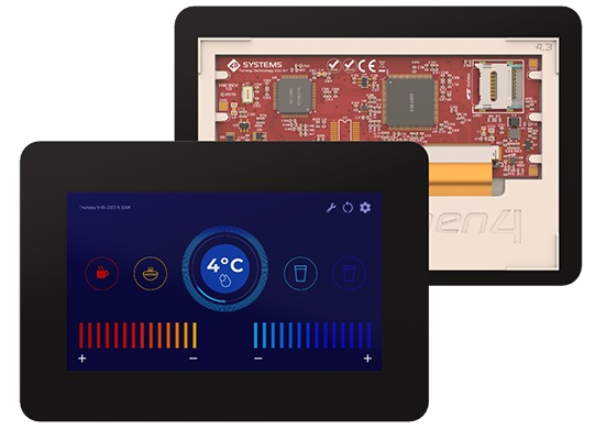 4D Systems gen4-uLCD-43DCT-CLB-HR LCD Colour Display Touch Screen, 7 in, 800 x 480 pixel