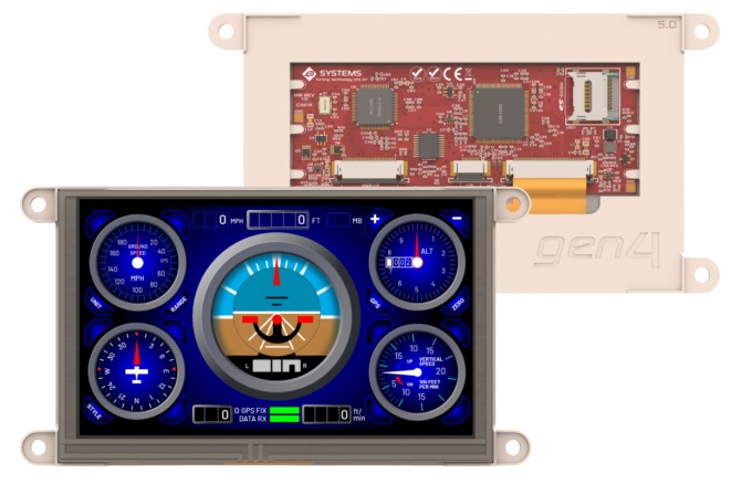 4D Systems gen4-uLCD-50D LCD Colour Display Touch Screen, 5 in, 800 x 480 pixel