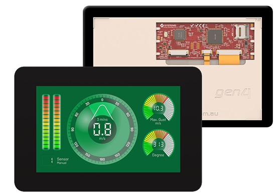 4D Systems gen4-uLCD-70DCT-CLB-WVA LCD Colour Display Touch Screen, 7 in, 800 x 480 pixel