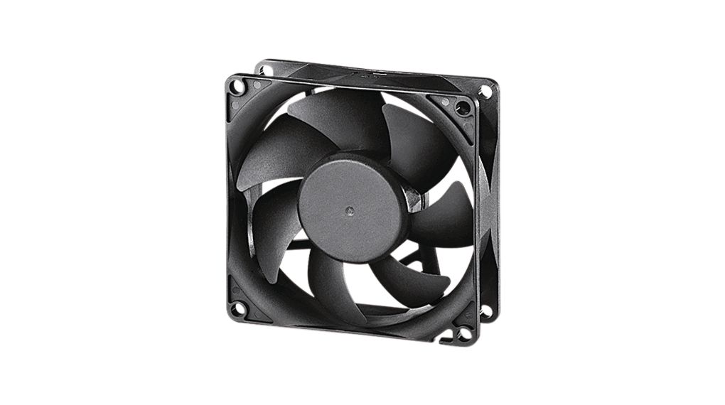 Sunon GF Series Axial Fan, 12V dc, 101 m³/h, 320 mA Max, IP68 80 mm 80mm 32 mm