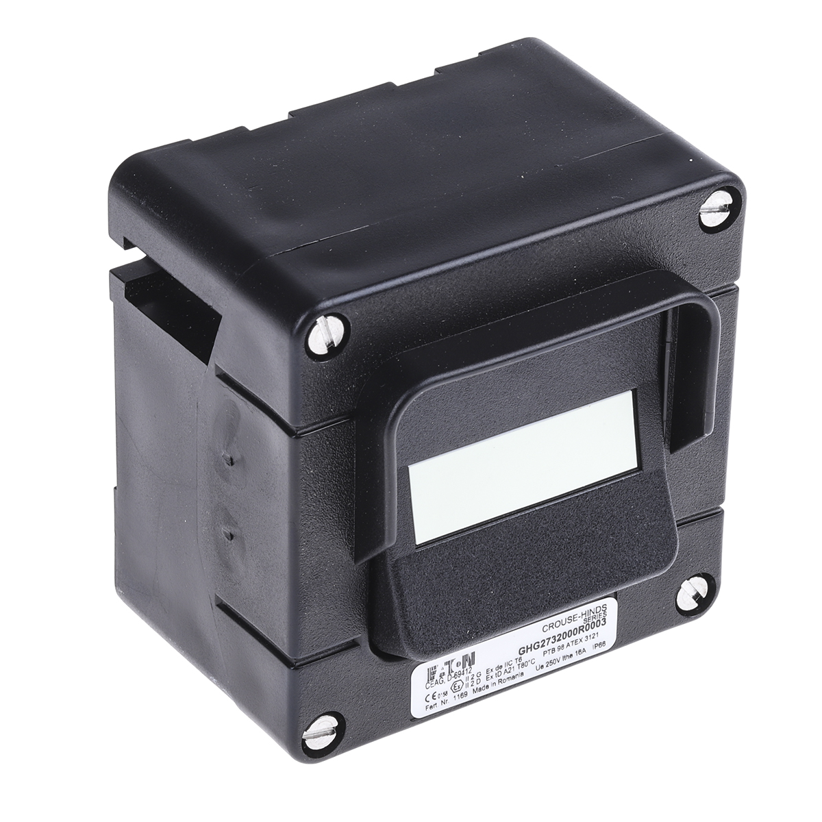 Eaton OFF-ON Control Station Switch - DPST, Polyamide, Black, IP66