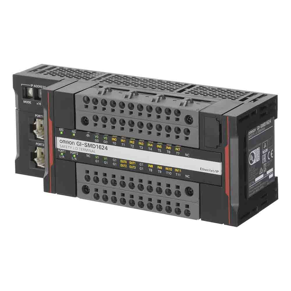 Omron GI-SMD Series Input/Output Module, 12 Inputs, 4 Outputs, 24V