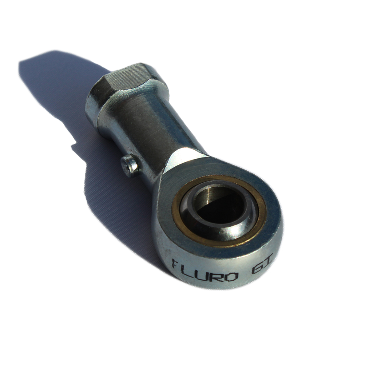Fluro M20 x 2.5 Female Galvanised Steel Rod End, 20 mm Bore Metric