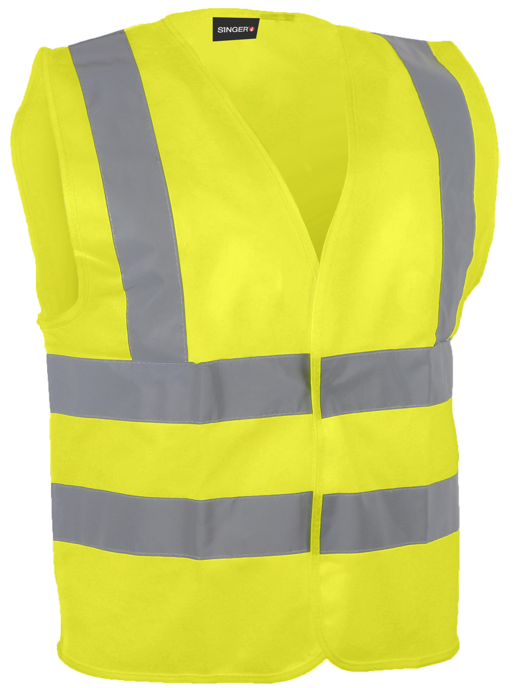 SINGER SAFETY Yellow Hi Vis Vest 100% Polyester, M