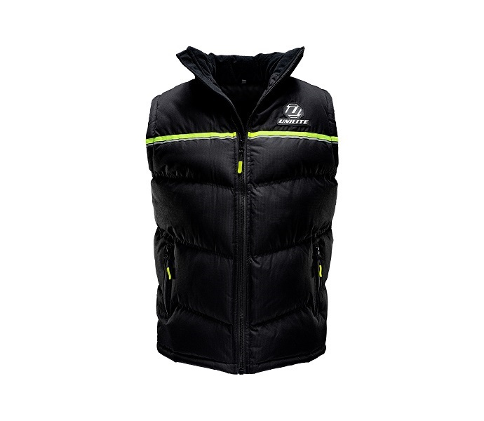 Unilite Black Male Gilet, 2XL