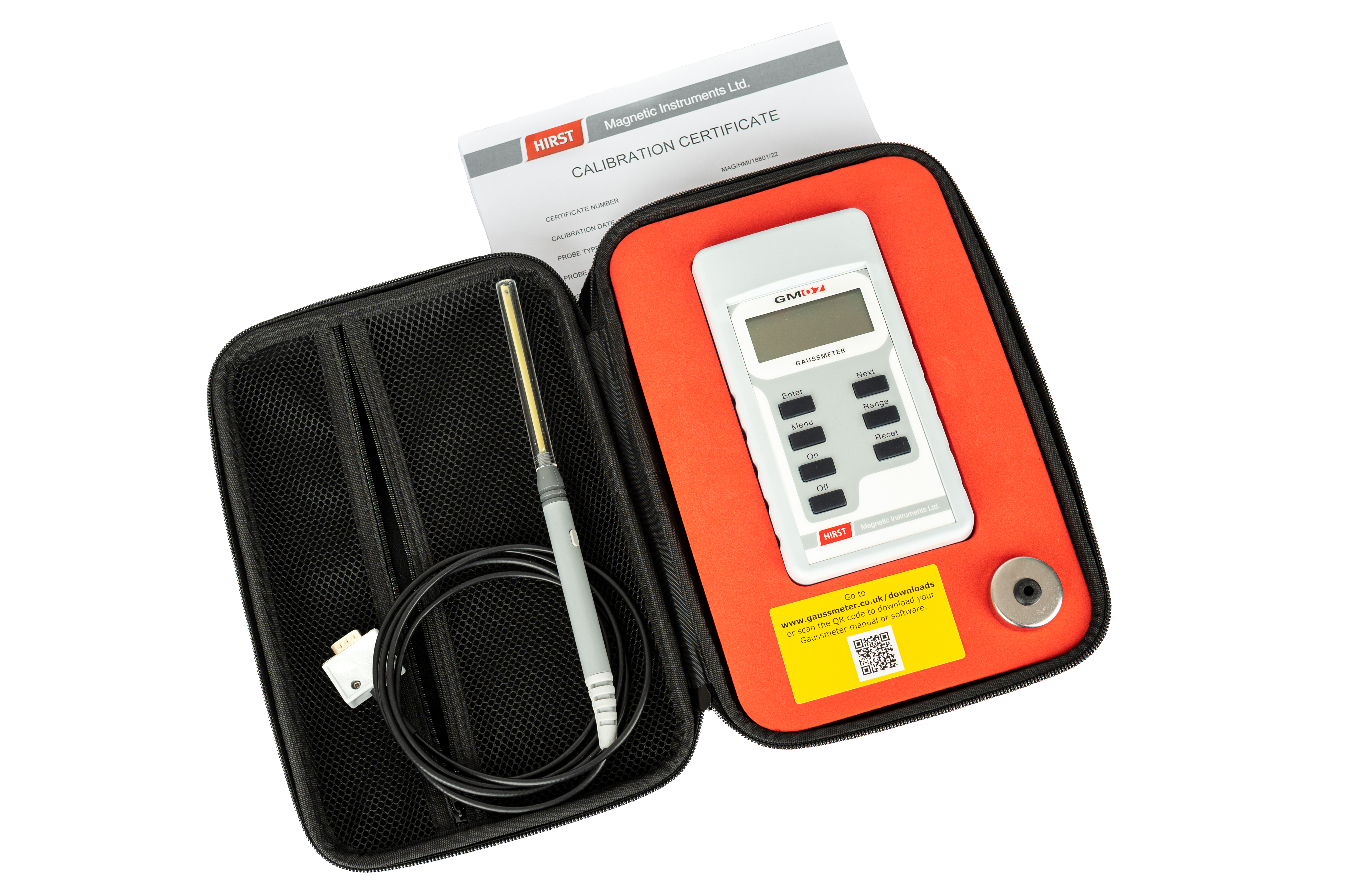 Hirst Magnetics GM07 Gaussmeter 15 Hz, 10000 Hz