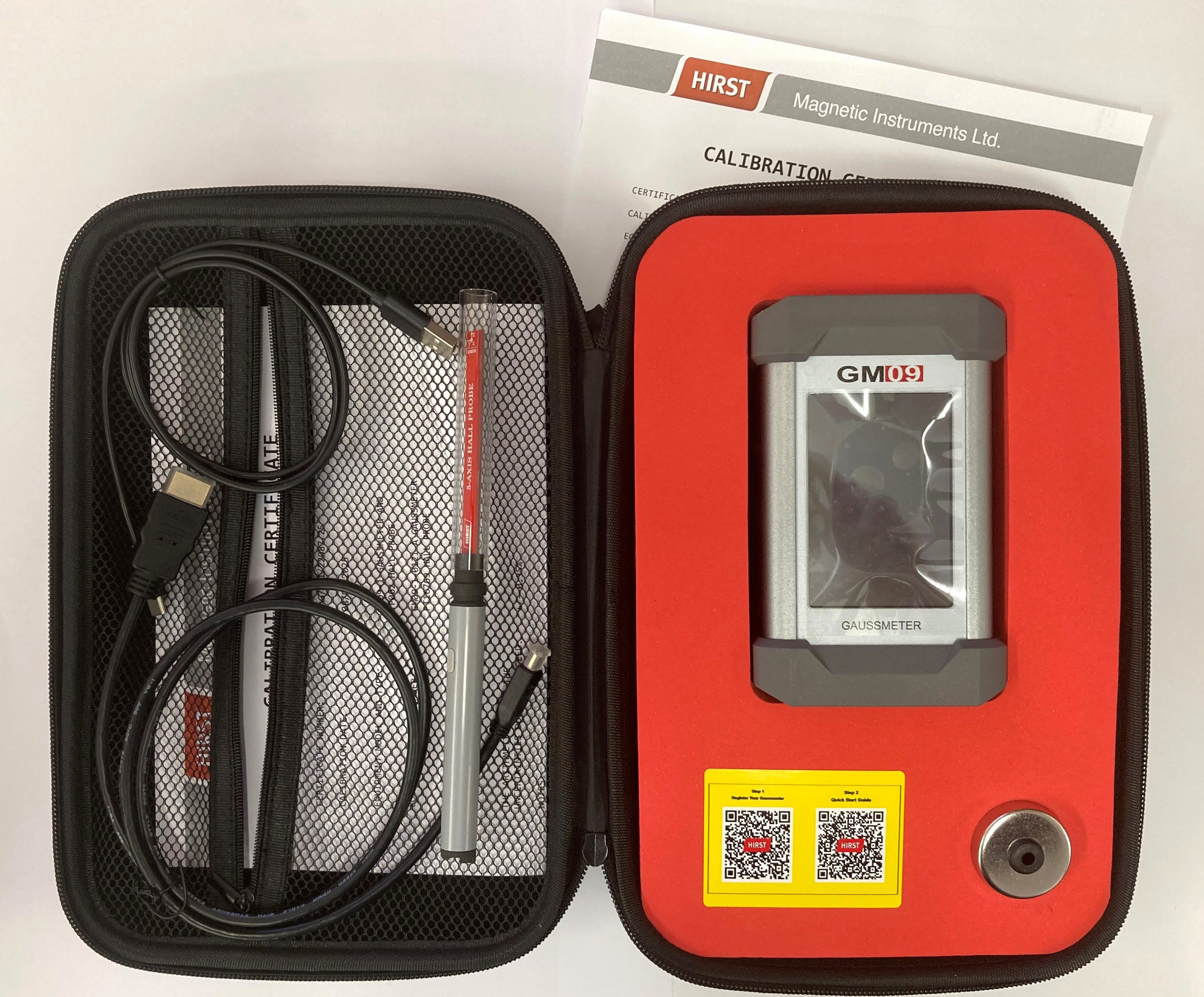 Hirst Magnetics GM09-3 Gaussmeter 3 Hz, 350 Hz