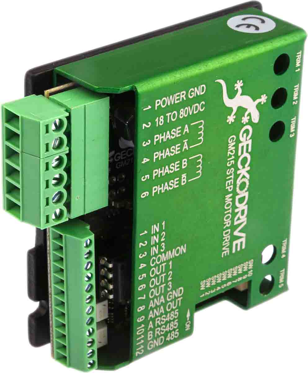 Geckodrive Stepper Motor Controller, 7A, Motion Control Program, Step/Direction Step Motor Drive Function