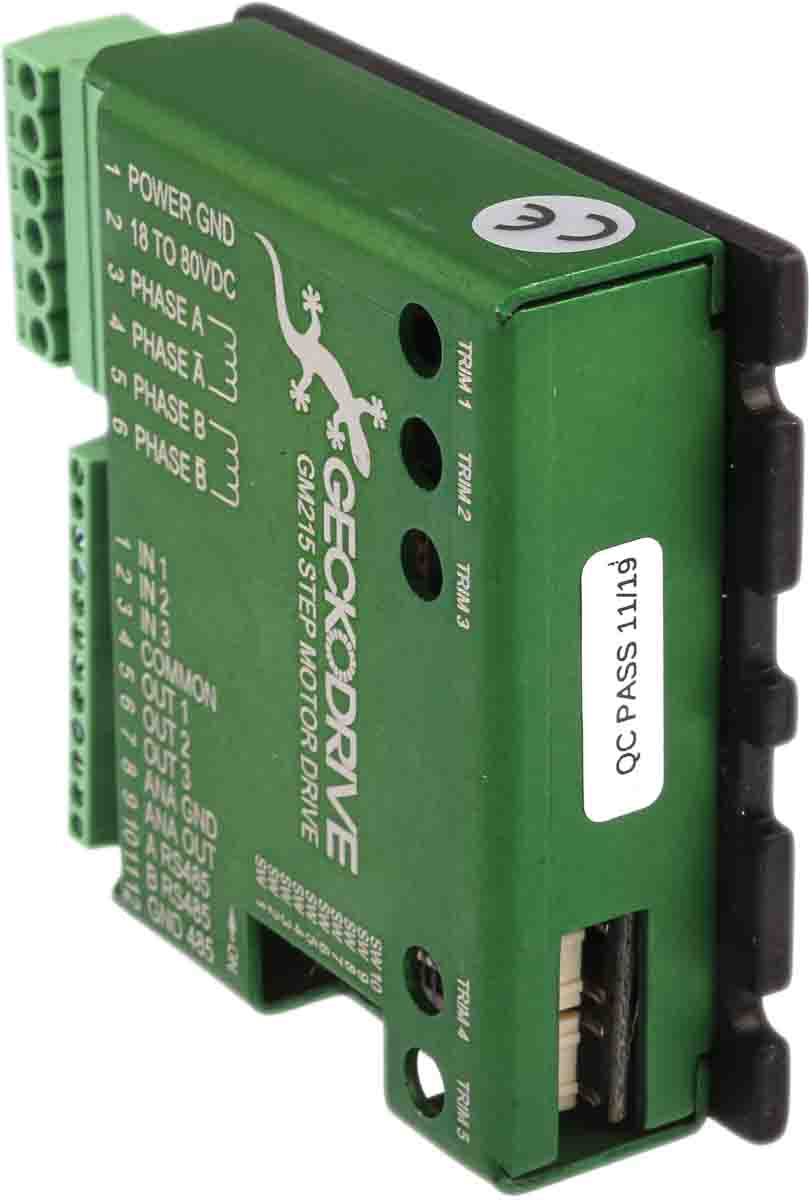gm215 Geckodrive Stepper Motor Controller, 7A, Motion Control Program, Step/Direction Step Motor Drive Function