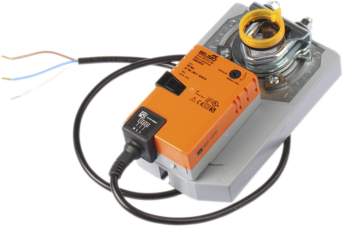 Belimo Open/Close Damper Actuator, 40 Nm, 230V ac