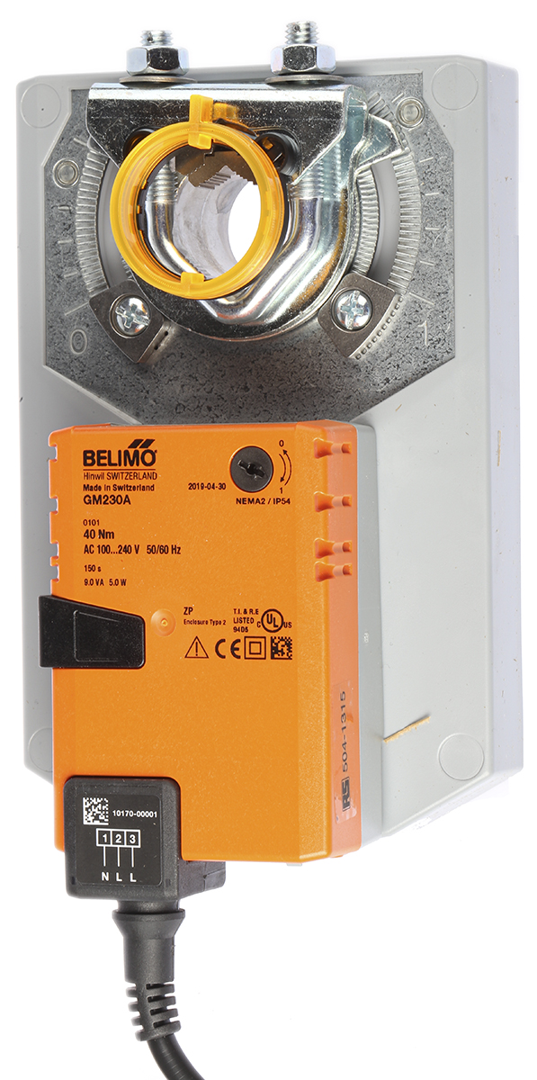 gm230a Belimo Open/Close Damper Actuator, 40 Nm, 230V ac
