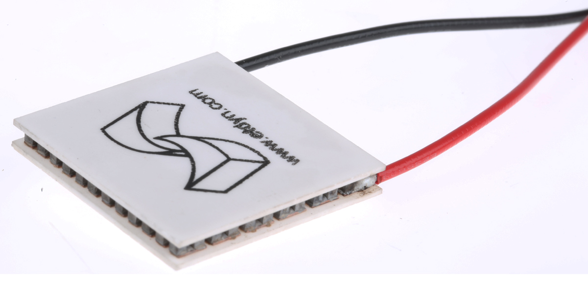 European Thermodynamics Seebeck Effect Module,  2.9 W, 1.1 A, 5.3V, 30 mm x 30mm x 3.8 mm