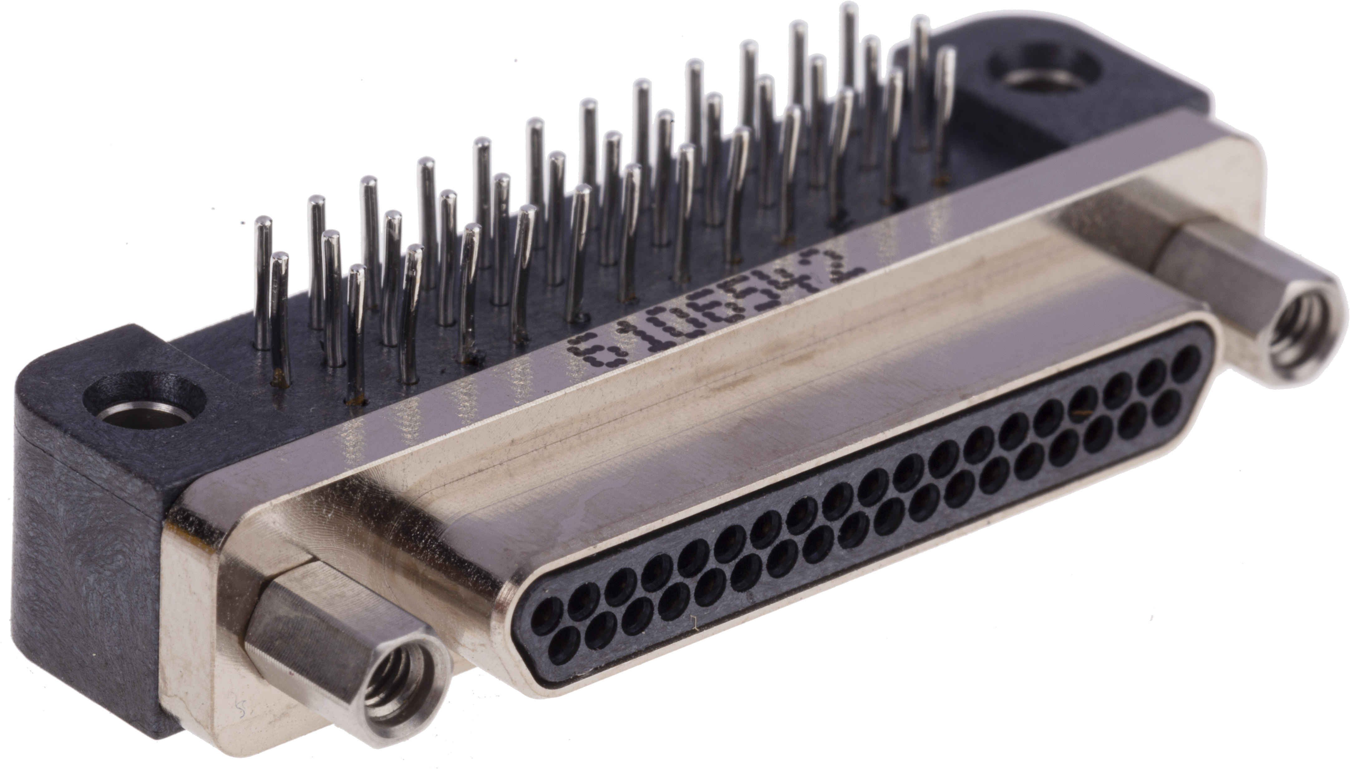 Glenair GMR7590 37 Way Right Angle 1.91 mm Pitch Through Hole D-Sub Connector Male