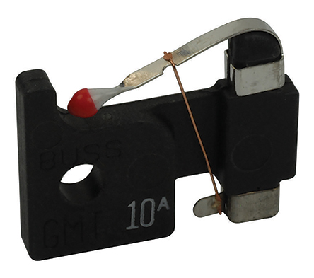 Eaton 0.5A Red Car Fuse, 125V ac, 60 V ac Includes Indicator