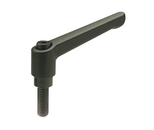Ganter Alloy Clamping Lever GN.16292, M8 x 63 mm