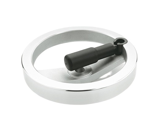 Ganter Aluminium Aluminium Hand Wheel, 125 mm diameter