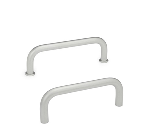 Ganter Natural Natural Aluminium Handle 43 mm Height, 10mm Width, 115 mm Length