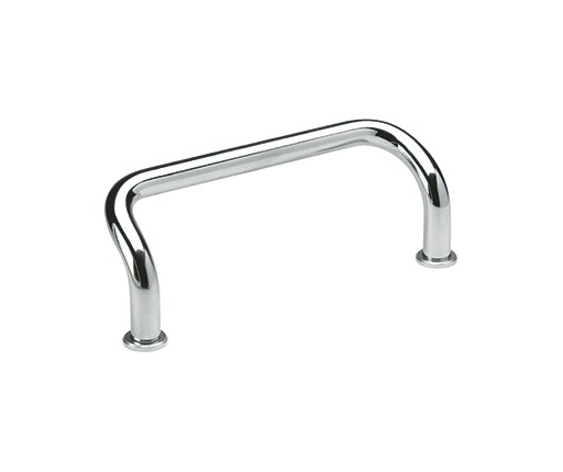 Ganter Chrome Plated Chrome Chrome Plated Steel Handle 47 mm Height, 120mm Width, 120 mm Length