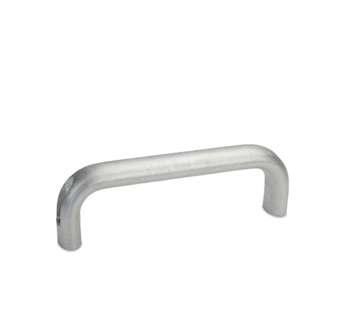 Ganter Natural Natural Aluminium Handle 55 mm Height, 26mm Width, 130 mm Length
