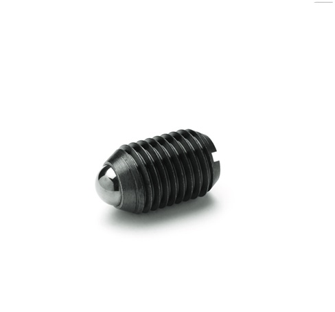 Ganter Steel M6 Ball & Spring Plunger, 14 mm Long