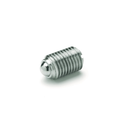 Ganter Stainless Steel M8 Ball & Spring Plunger, 16 mm Long