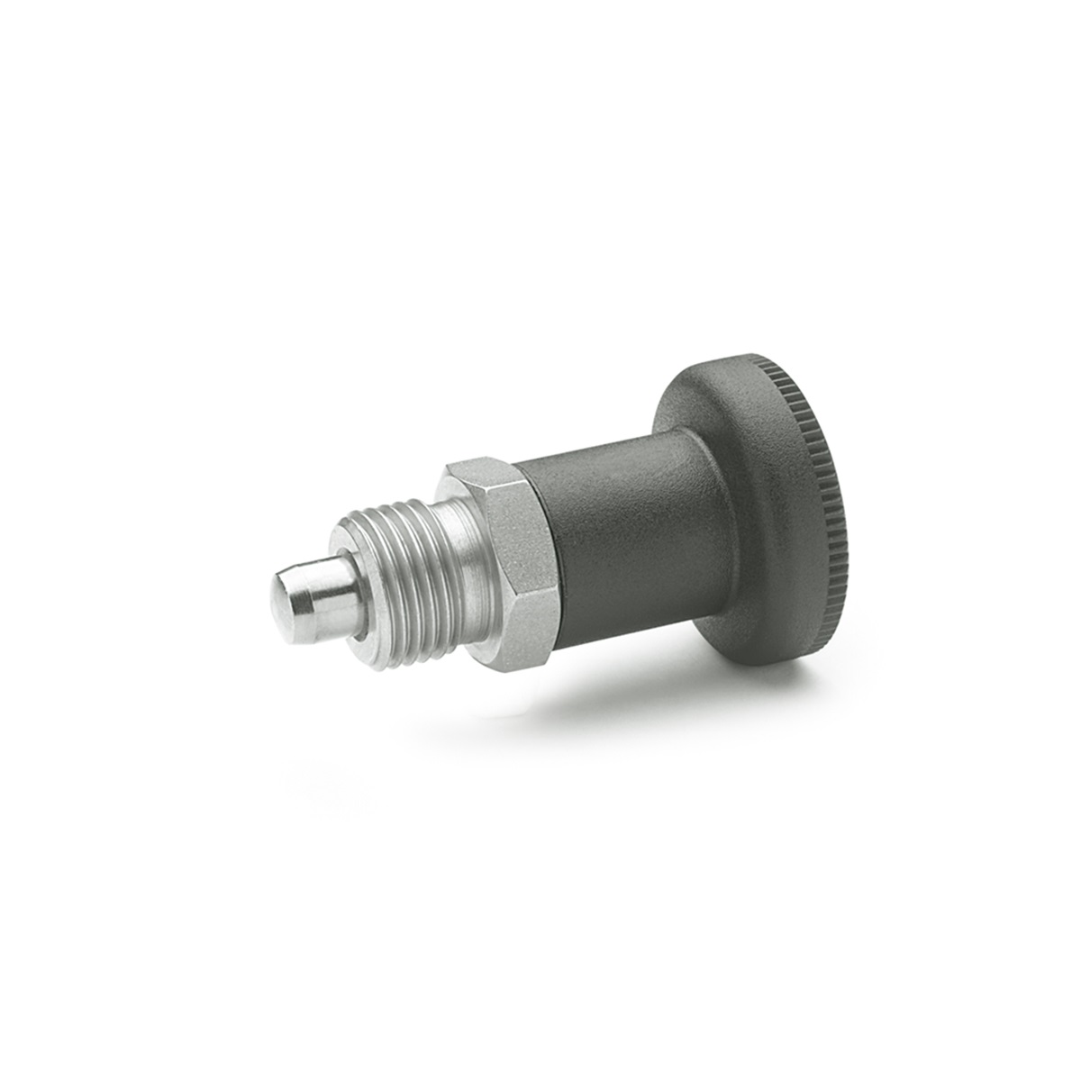 Ganter Stainless Steel M12 x 1.5 mm Index Plunger, 45 mm Long
