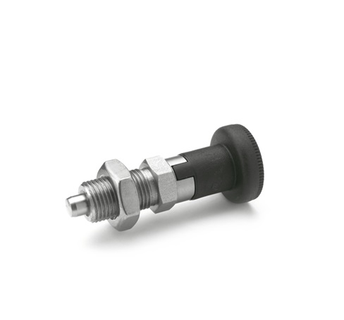 Ganter Stainless Steel M10 x 1 mm Index Plunger, 51 mm Long