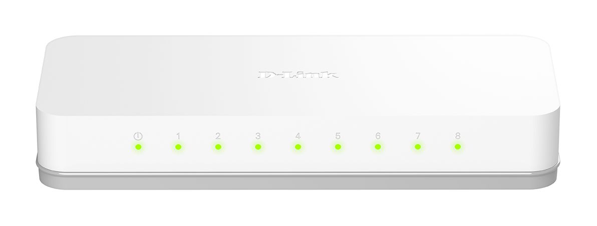 D-Link 8â€Port Fast Ethernet t Easy Desktop Switch Unmanaged 8 Port Network Switch