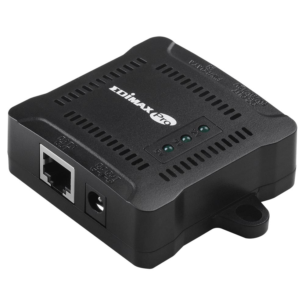 gp-101st Edimax 1 Port 1 Port PoE Splitter, 12V dc, 5 V dc, 9 V dc Output, 2 A