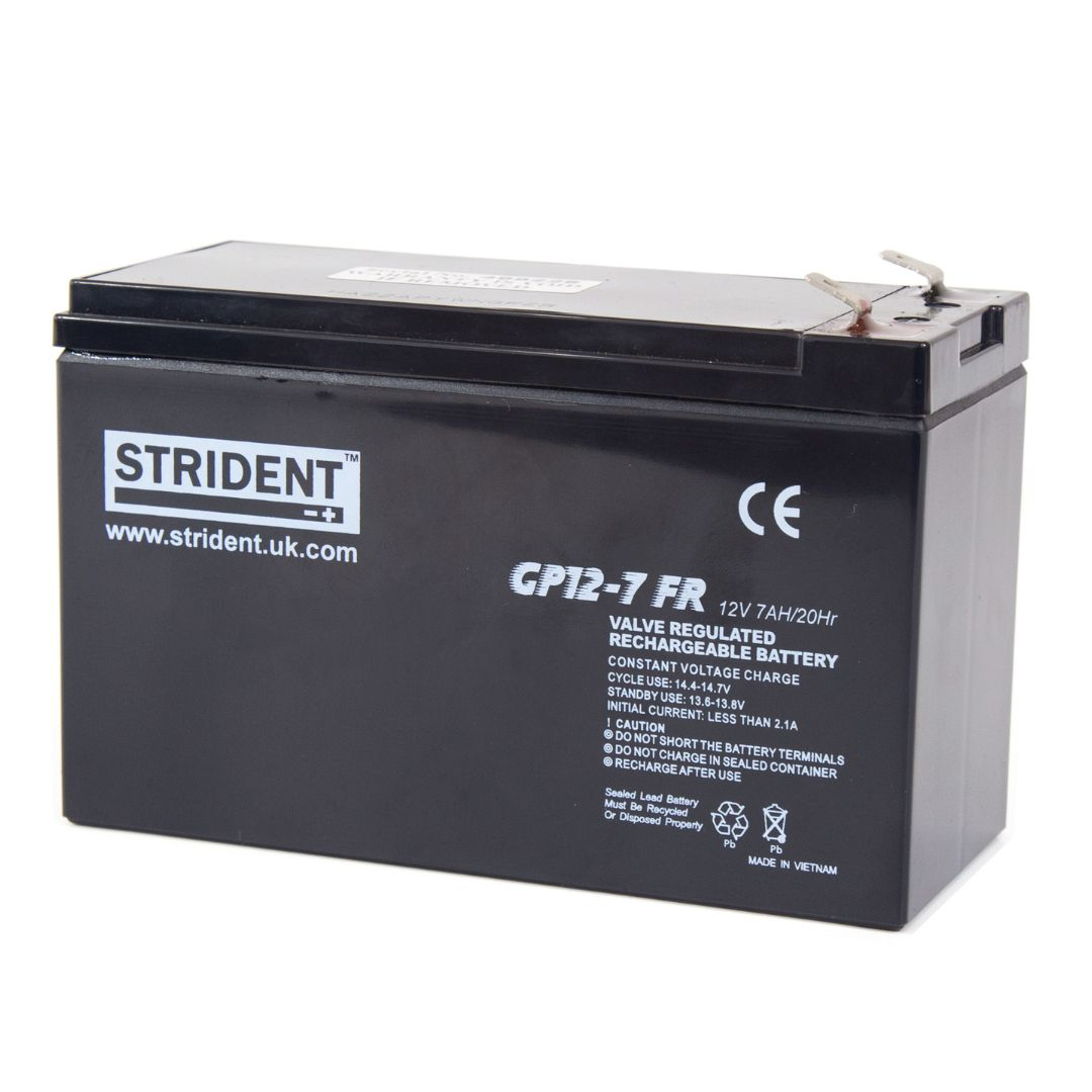Strident 12 V Battery, 7 Ah, 65mm x 93.5 mm