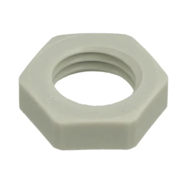 Fibox Polyamide Cable Gland Locknut, M12 x 1.5 Thread