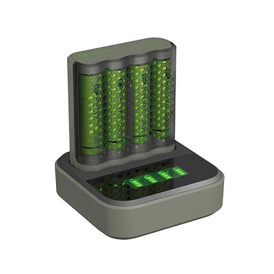 Gp Batteries M451 & D451 Battery Charger For 1.4V 1.1 A, AAA, AA, 4
