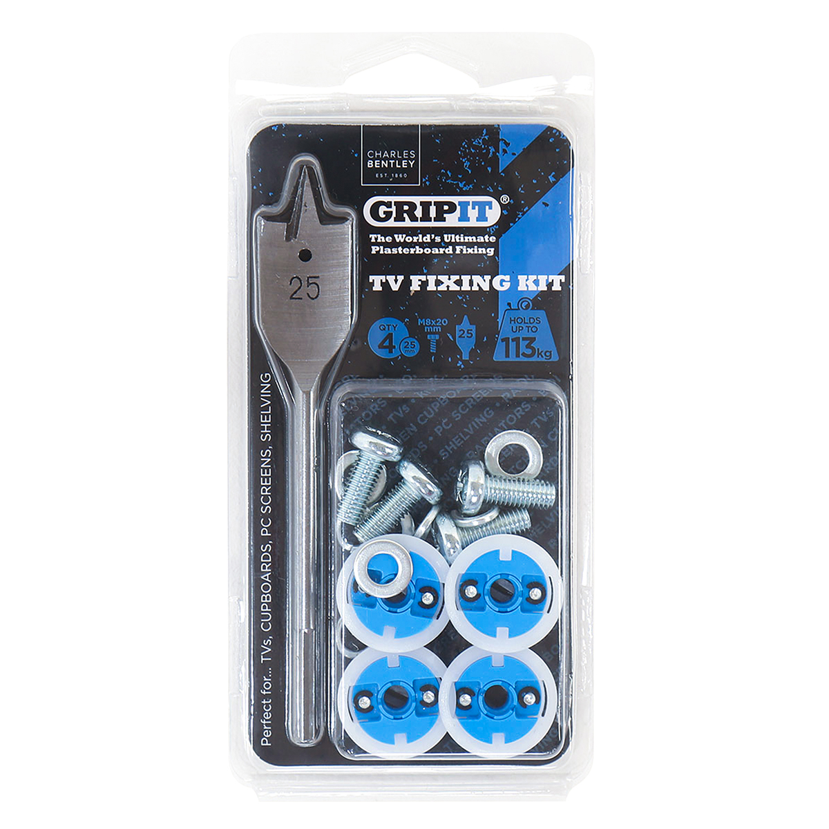 Gripit M6 Plasterboard Fixing Tool Metal, Plastic Plasterboard Fixing