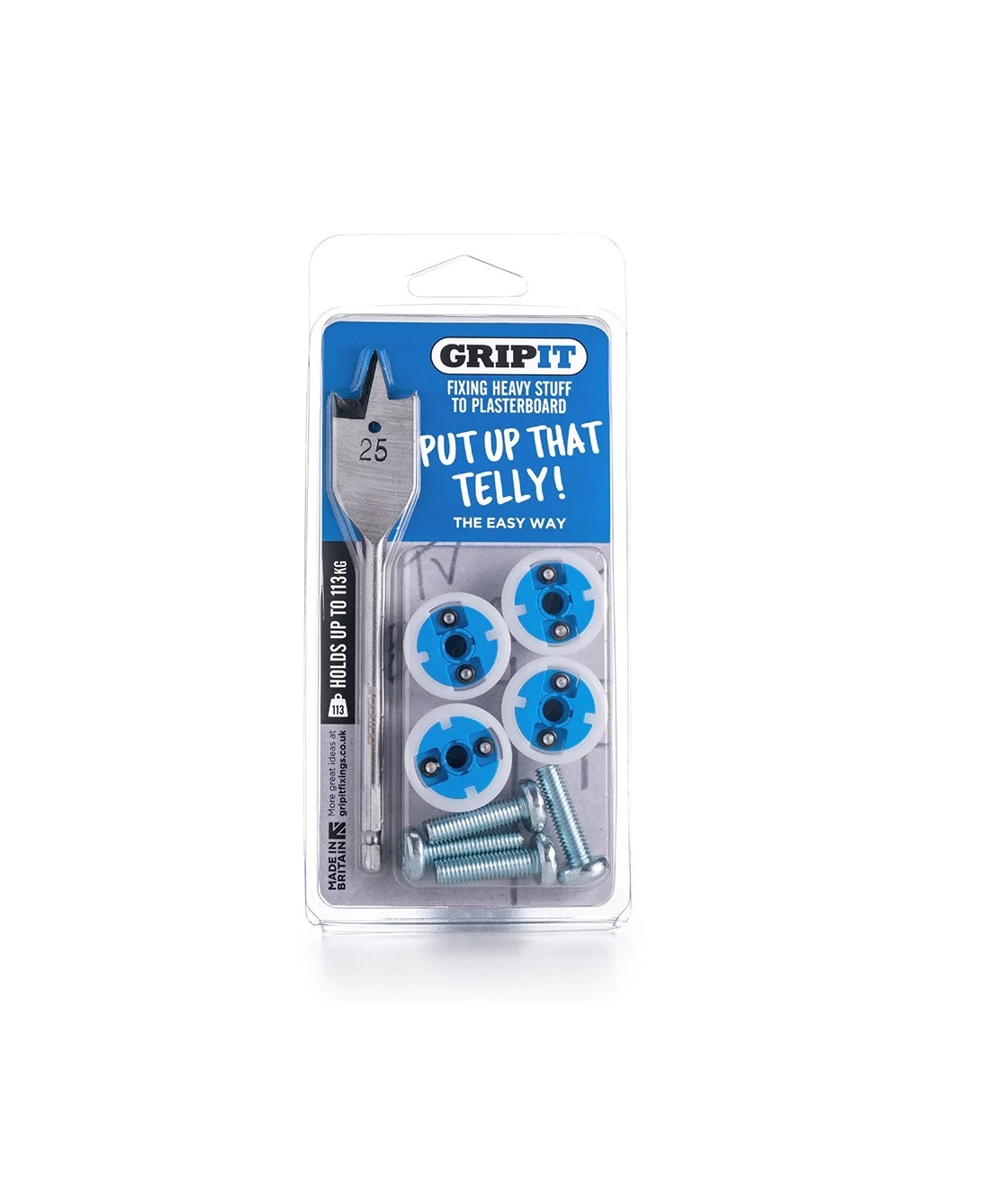 Gripit M8 Plasterboard Fixing Tool Metal, Plastic Plasterboard Fixing