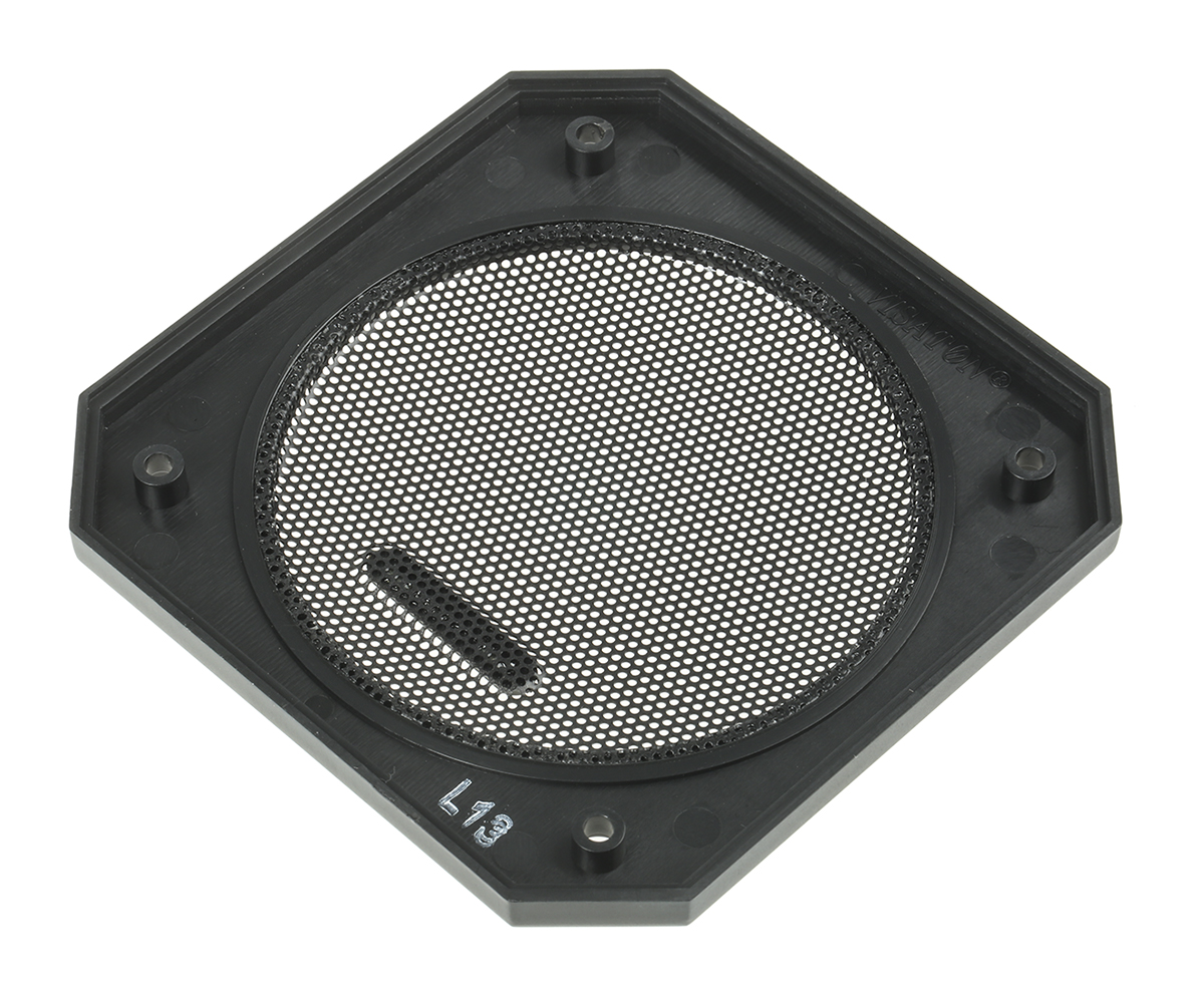 grille-10-es Visaton Black Square Speaker Grill