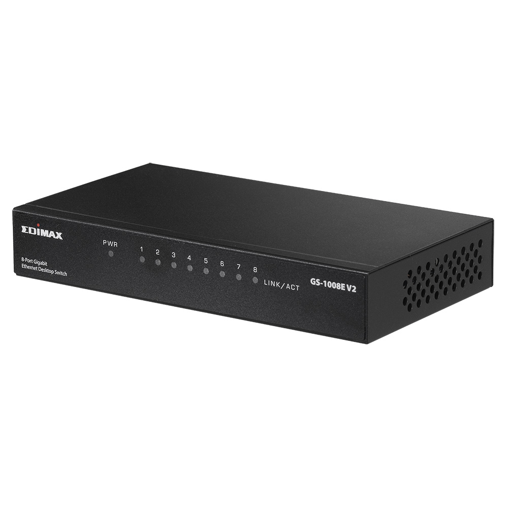 Edimax GS-1008E V2 Unmanaged 8 Port Gigabit Switch
