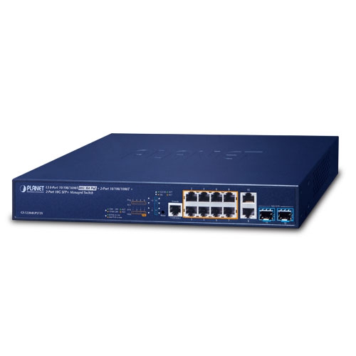 Planet GS-5220-8UP2T2X Managed Switch 10 Port RJ45 Power Over Ethernet