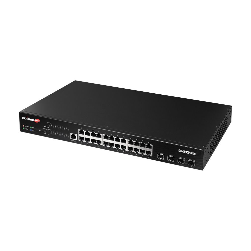 Edimax GS-5424PLX Smart 24 Port Gigabit Switch Power Over Ethernet
