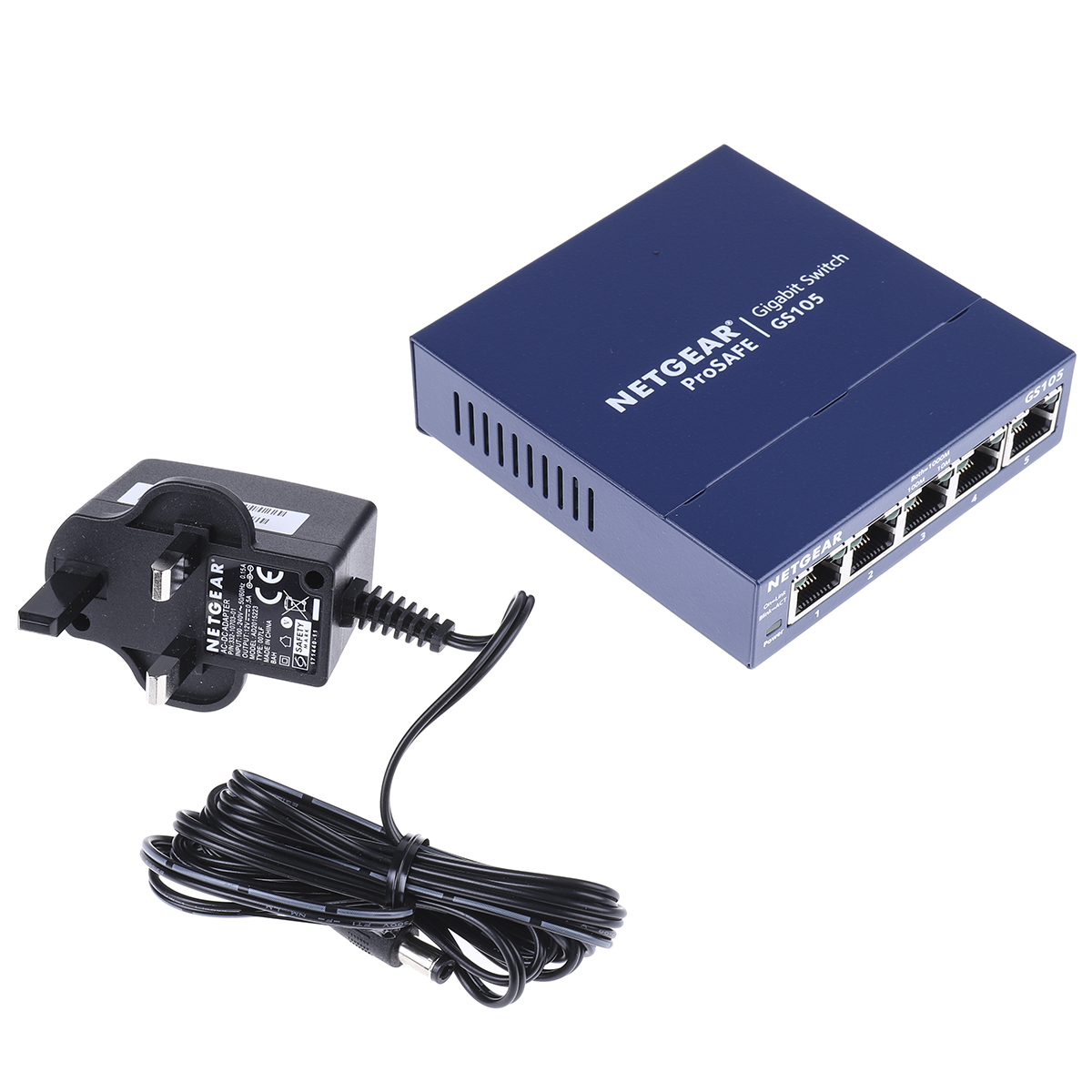 Netgear ProSAFE GS105 Unmanaged 5 Port Ethernet Switch