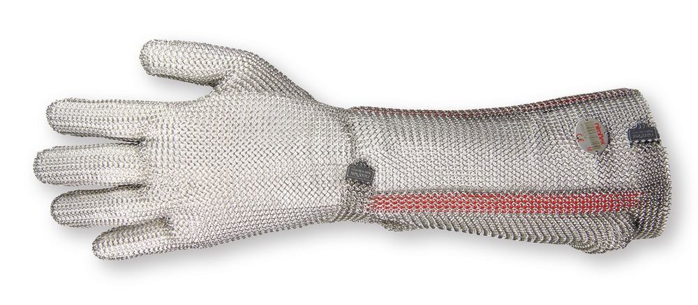 Niroflex Green Stainless Steel Glove, Size 6, Nitrile Coating