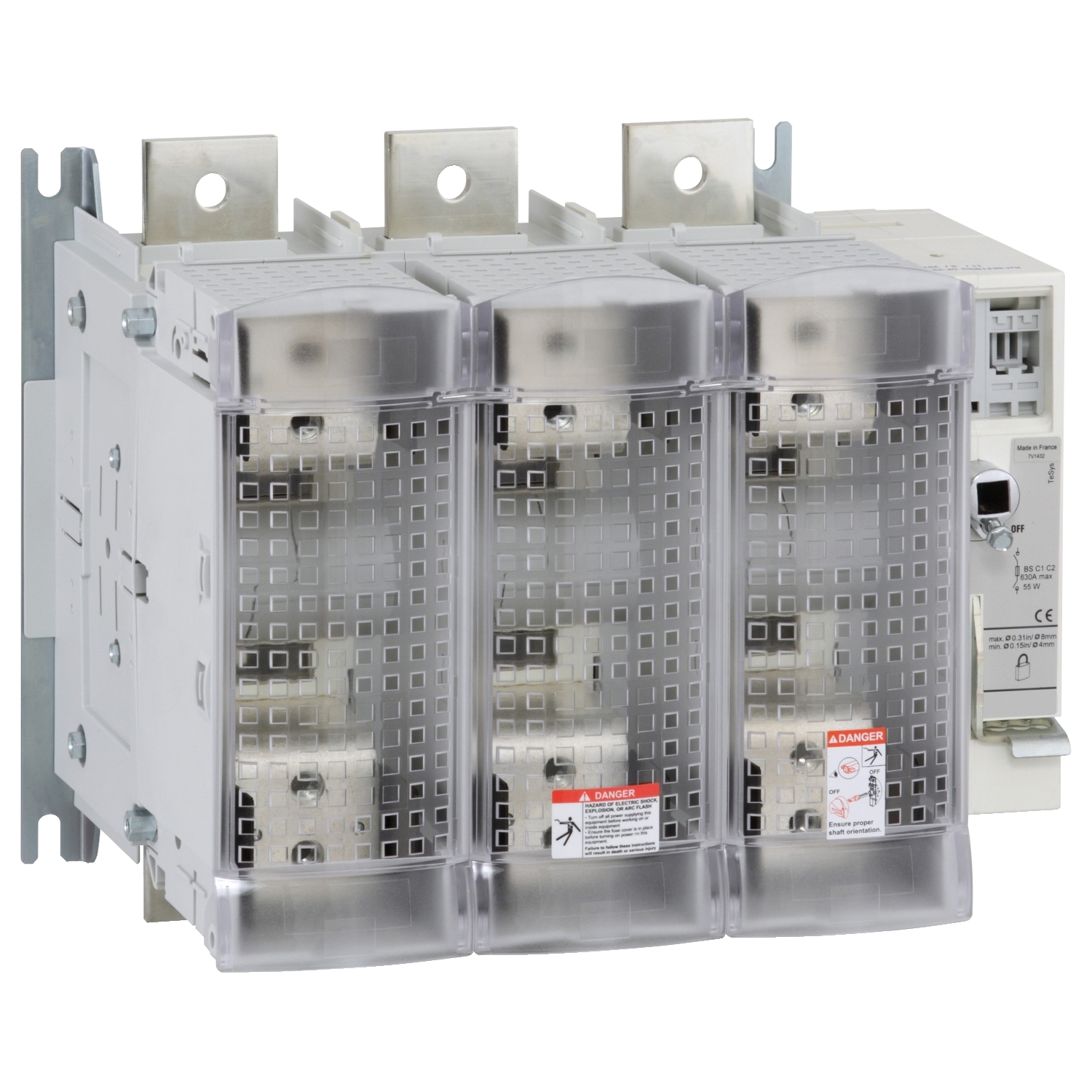gs2tb3 Schneider Electric Fuse Switch Disconnector, 3-Pole, 800 A